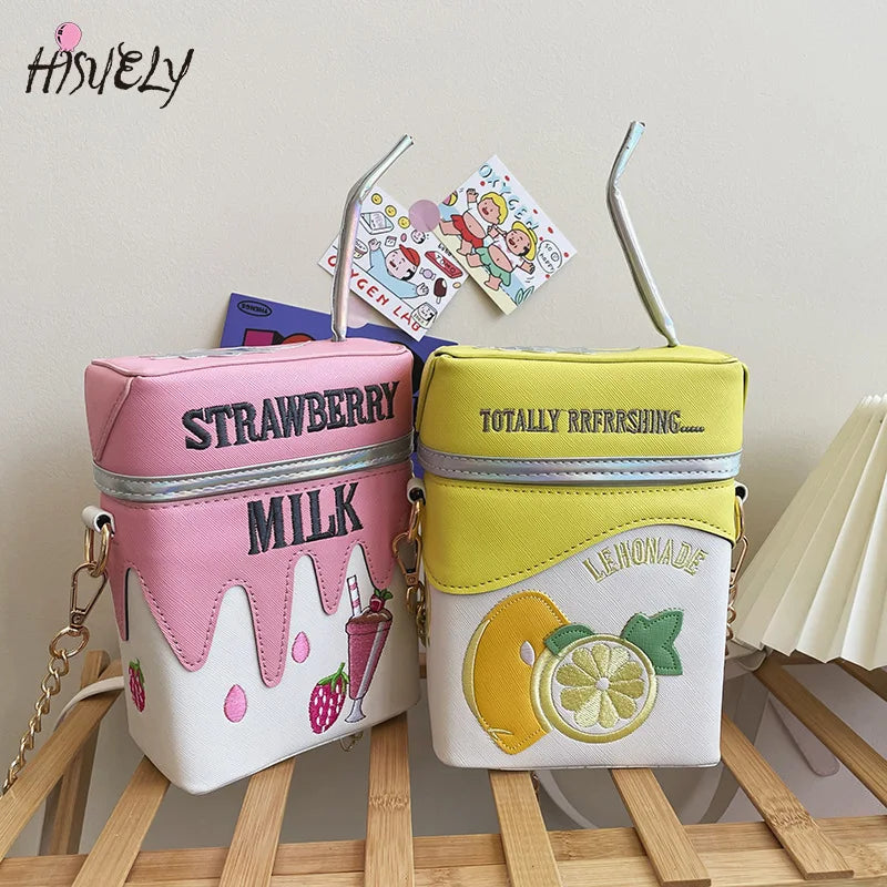Fruit Crossbody Bag Women Shoulder Chain Funny Purse