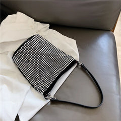 Sequins Shoulder Bag Women's Casual Crossbody Bucket Bag
