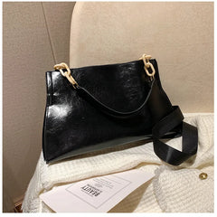 Women Shoulder Bag Soft Leather Crossbody Large Capacity Underarm Bags