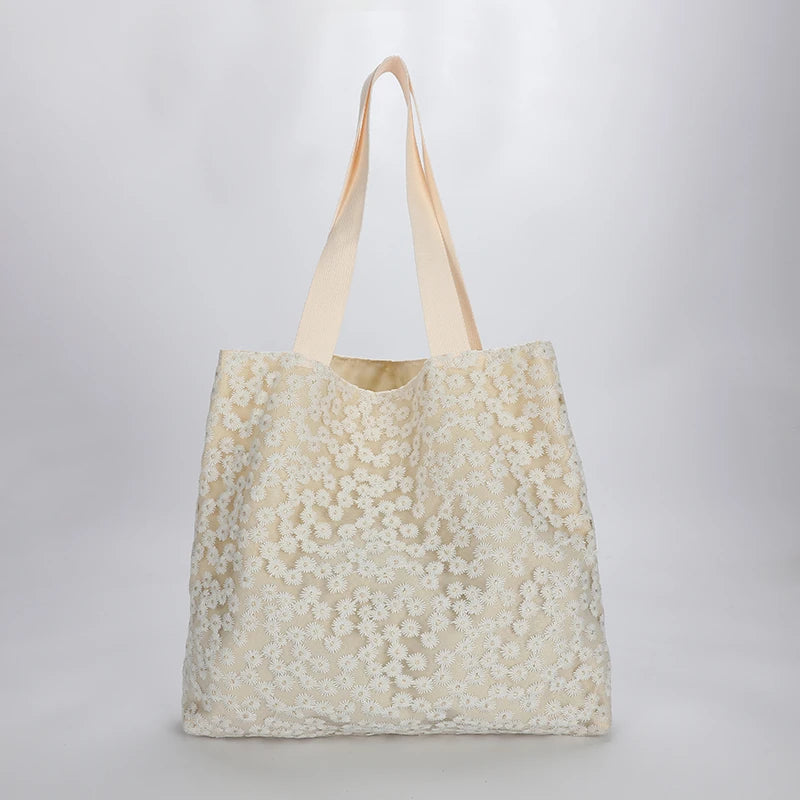 Casual Canvas Top Handle Shoulder Bags Large Capacity