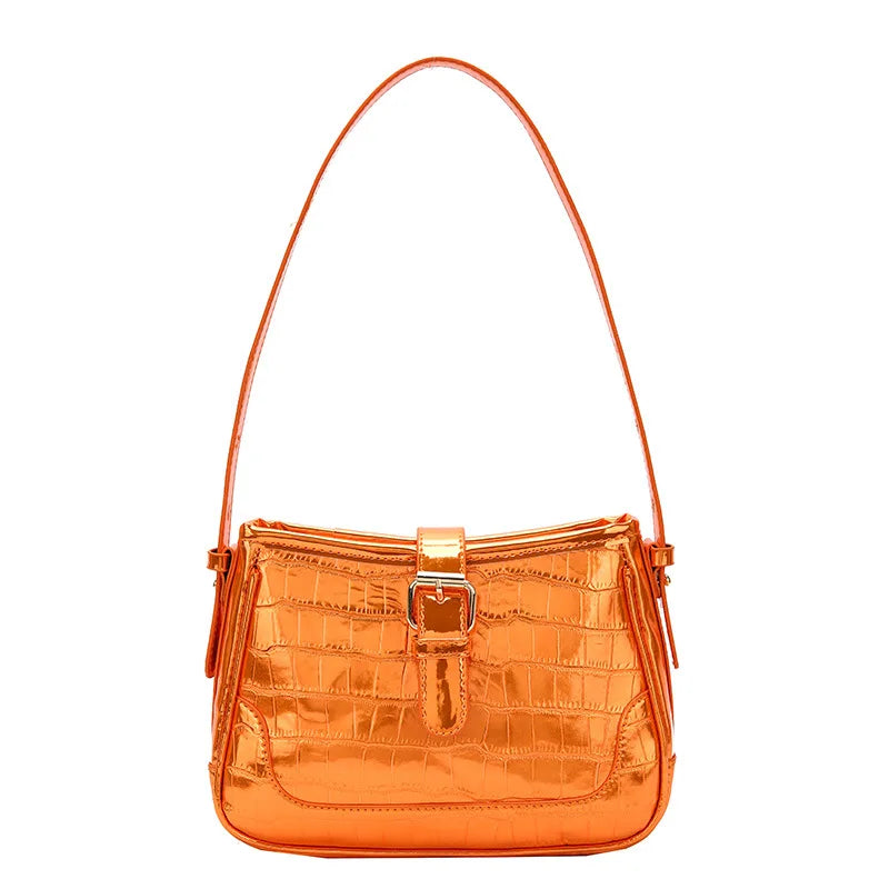 Small PU Leather Underarm Bag Women Shoulder Crossbody Tote