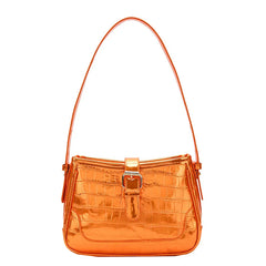 Small PU Leather Underarm Bag Women Shoulder Crossbody Tote