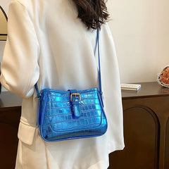 Small PU Leather Underarm Bag Women Shoulder Crossbody Tote