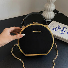 Women Chain Box Bags Handbag And Purple Small Tote Party Shoulder Bags