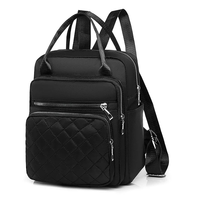 Dual-Use Double Backpack Handbag Outdoor Travel Oxford Cloth