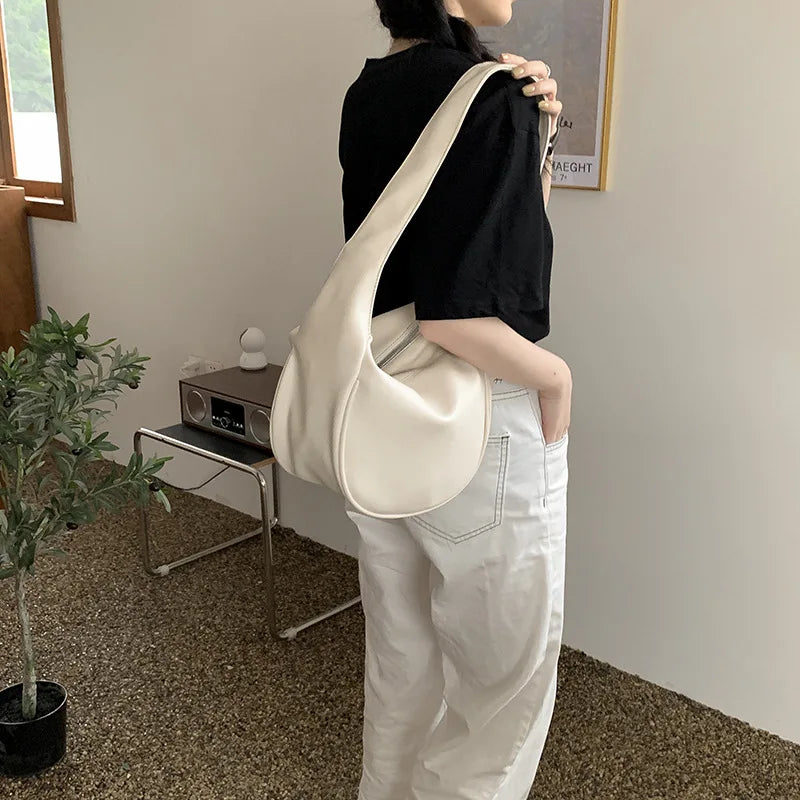 Women's Dumpling Bag Large Capacity Shoulder Handbag