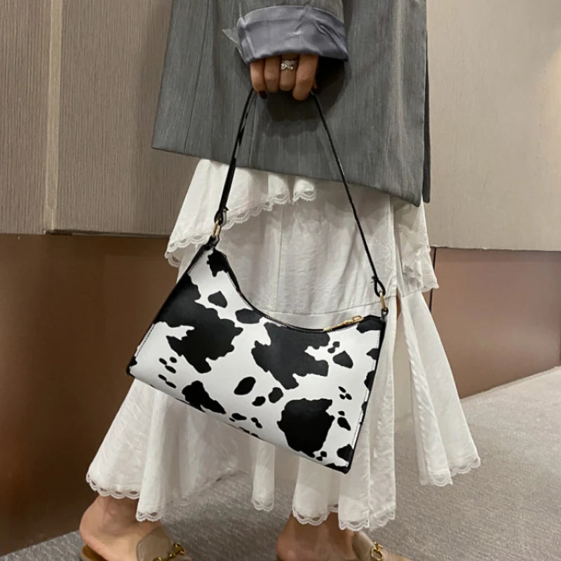 Women's Leather Shoulder Bag Stone Pattern Chain Crossbody