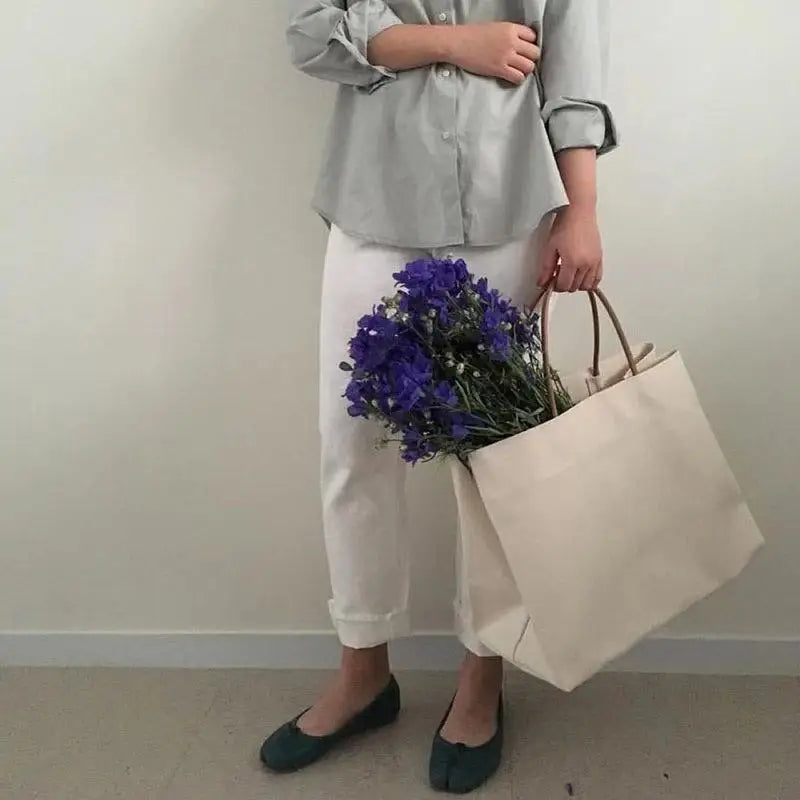 Canvas Tote Bag for Women Large Capacity Shoulder Bag Multi-functio