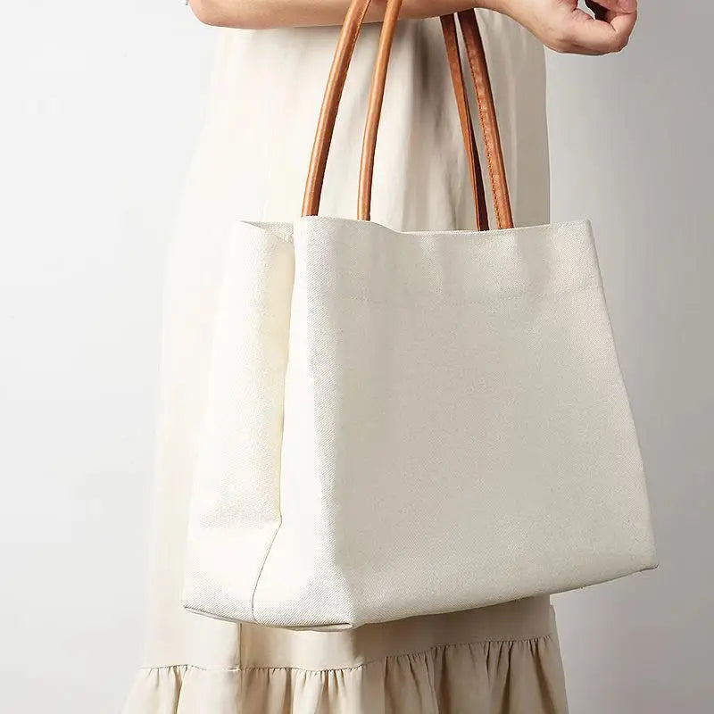 Canvas Tote Bag for Women Large Capacity Shoulder Bag Multi-functio