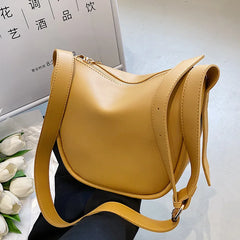 Women's Casual One Shoulder Messenger Bag - Large Capacity Bucket Bag
