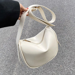 Women's Casual One Shoulder Messenger Bag - Large Capacity Bucket Bag