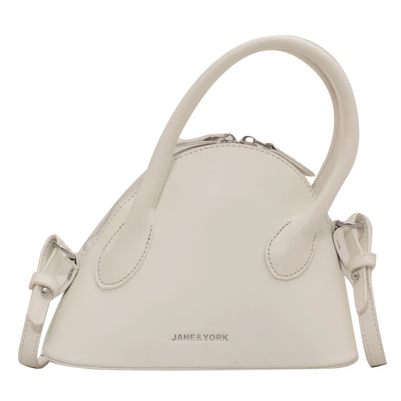 Ladies High Shoulder Messenger Bag Textured Portable Shell Small Bag