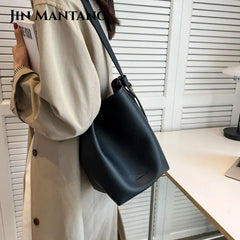 High Commuter Messenger Bag Shoulder Bucket Large Tote