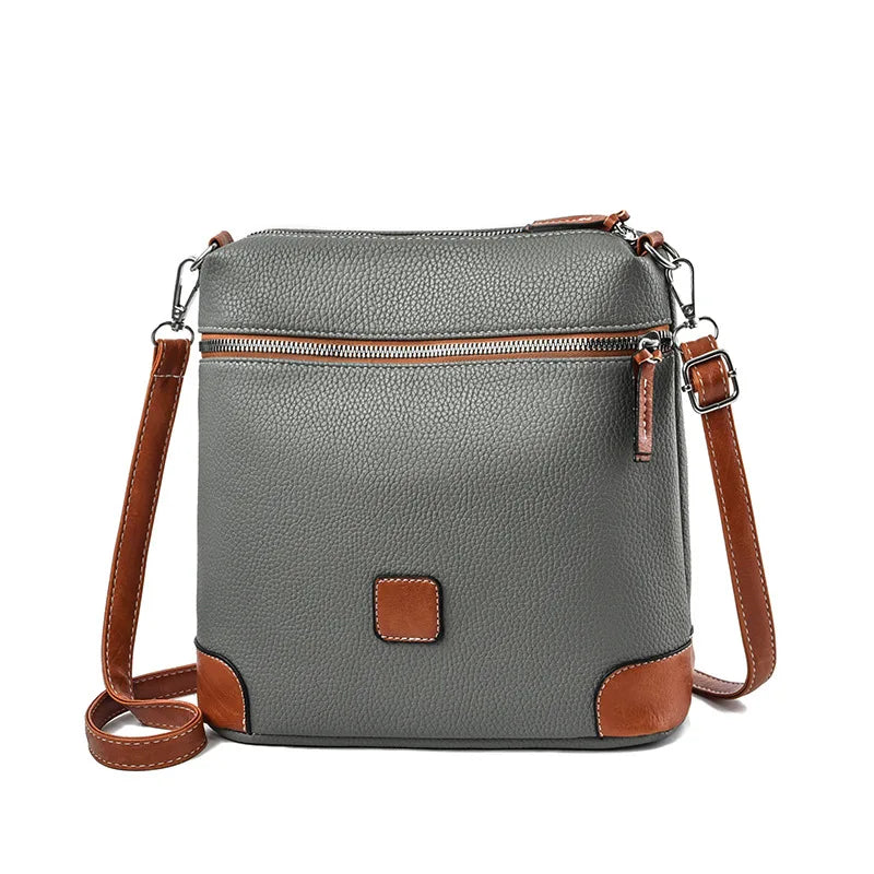 Lychee Pattern Women's Bucket Bag Retro Messenger Bag