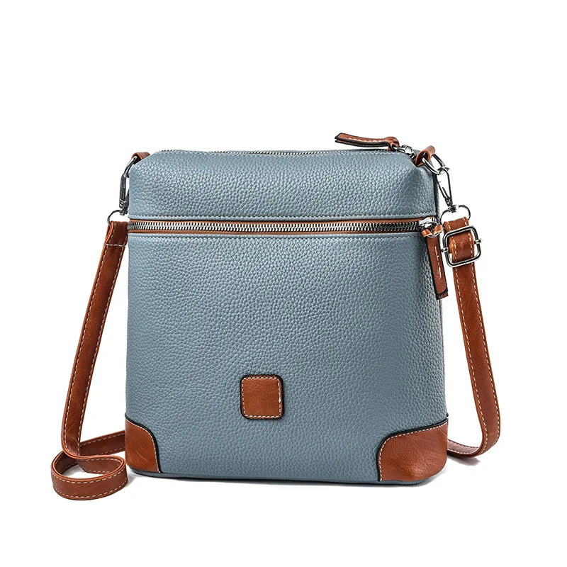 Lychee Pattern Women's Bucket Bag Retro Messenger Bag
