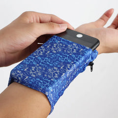 Wrist Wallet Pouch Band Zipper Running Travel Gym Cycling Safe Sport Bag