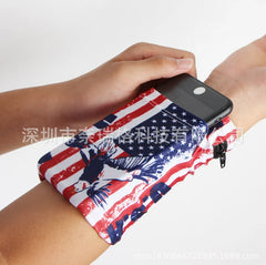 Wrist Wallet Pouch Band Zipper Running Travel Gym Cycling Safe Sport Bag