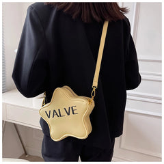 Solid Star Shape High Printed Shoulder Bag Women's Messenger Bag