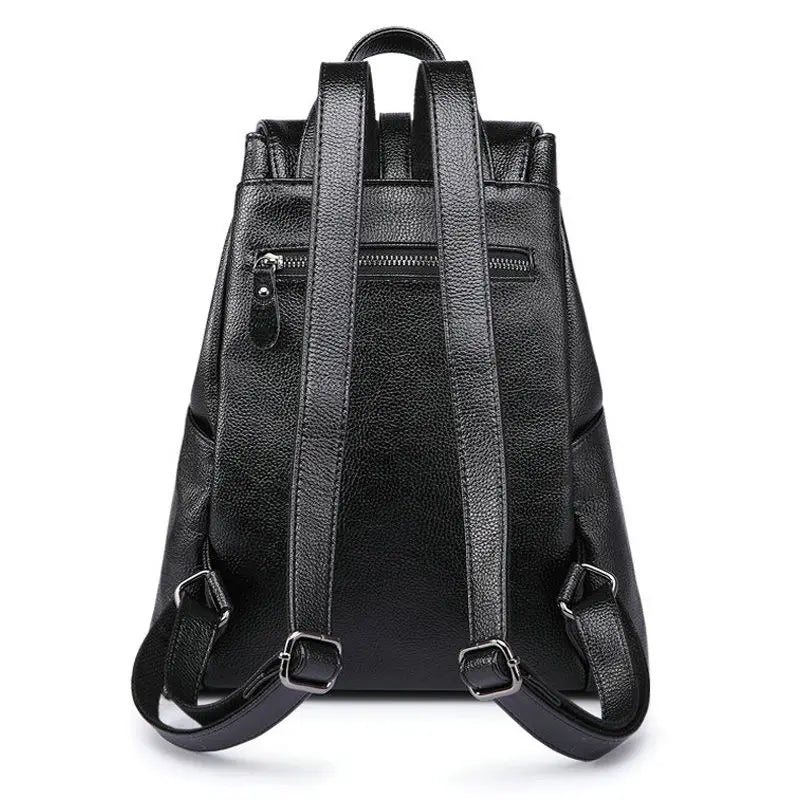 Leather Backpack for Teenage Girls - High Youth Backpack