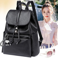 Leather Backpack for Teenage Girls - High Youth Backpack
