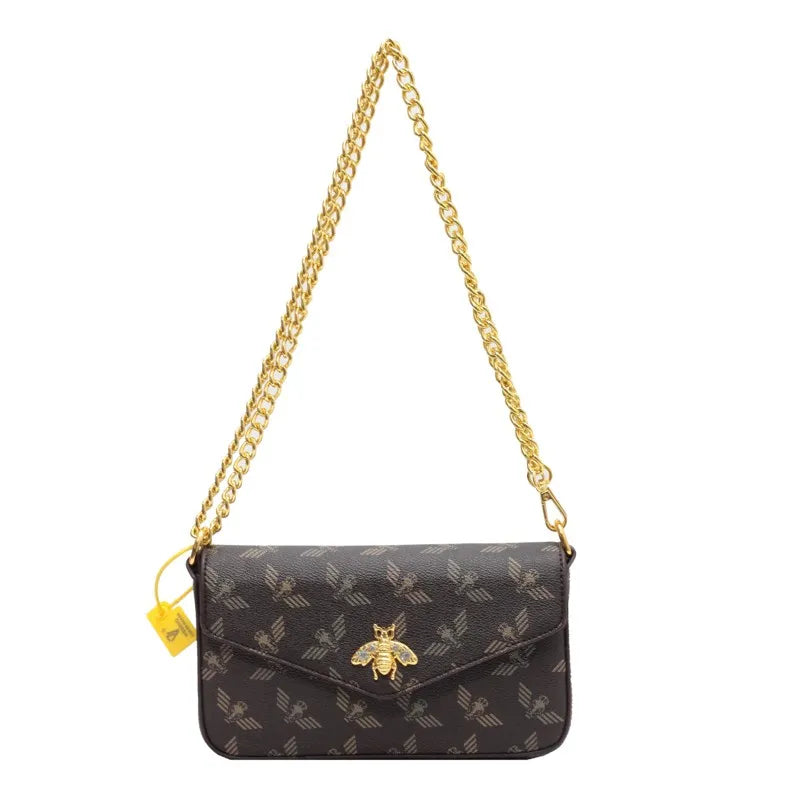 Women Small Flap Crossbody Bag Over the Shoulder Casual Messenger Bag