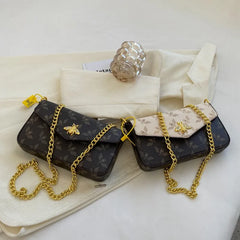 Women Small Flap Crossbody Bag Over the Shoulder Casual Messenger Bag