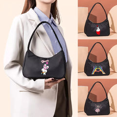 Women Retro Shoulder Underarm Bag Casual Phone Organizer Shopping Small Tote