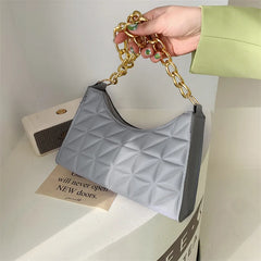 Retro Chain Handbag Women Shoulder Bag Totes Texture Female Shopping Bags