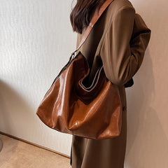 Stylish Women Shoulder Bag PU Leather Tote Party Casual Soft Surface