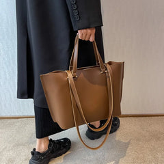 Fashionable PU Leather Women Bags Party Tote High Capacity