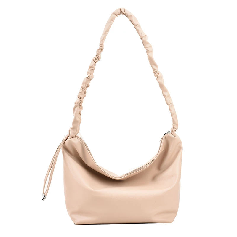 Fashionable PU Leather Women Shoulder Bags High Capacity Tote
