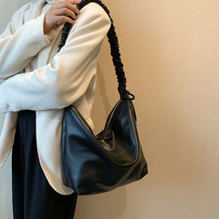 Fashionable PU Leather Women Shoulder Bags High Capacity Tote