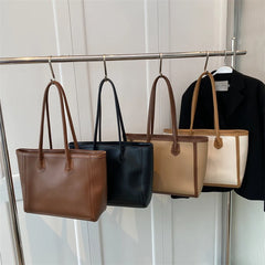 Fashionable Women Shoulder Bags Tote Multi-function PU Leather Soft