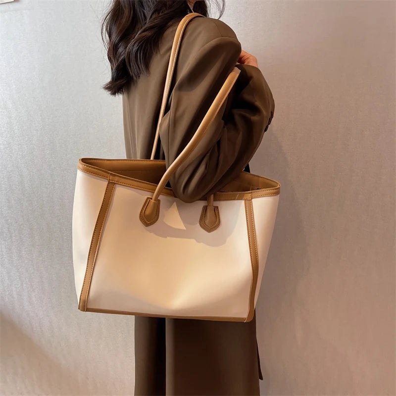 Fashionable Women Shoulder Bags Tote Multi-function PU Leather Soft