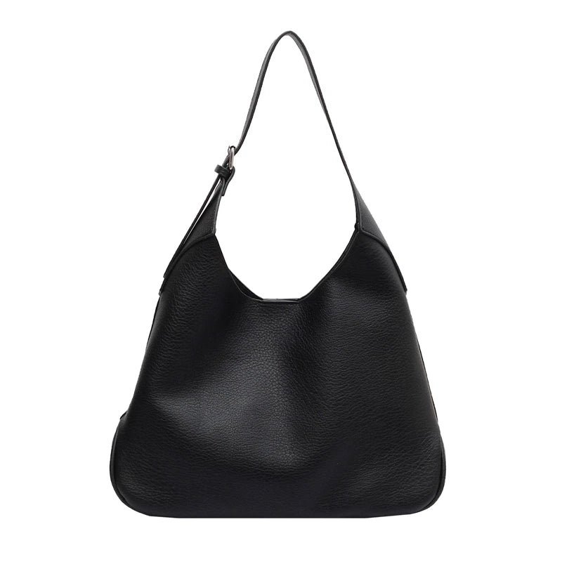 Trendy Women Shoulder Bag PU Leather Casual Tote Handbag Large Capacity