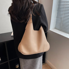 Trendy Women Shoulder Bag PU Leather Casual Tote Handbag Large Capacity