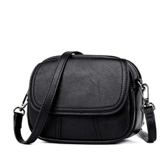 Flap Pu Leather Mini Handbag Lady Shoulder Bag Women Satchel Shopping Purse