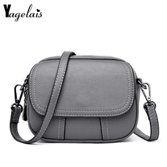 Flap Pu Leather Mini Handbag Lady Shoulder Bag Women Satchel Shopping Purse