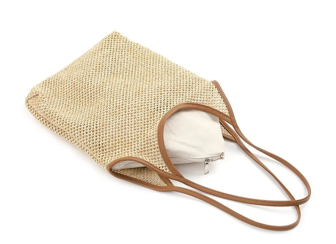 Forest Fishnet Women's Bag Straw Tote Hand Bags