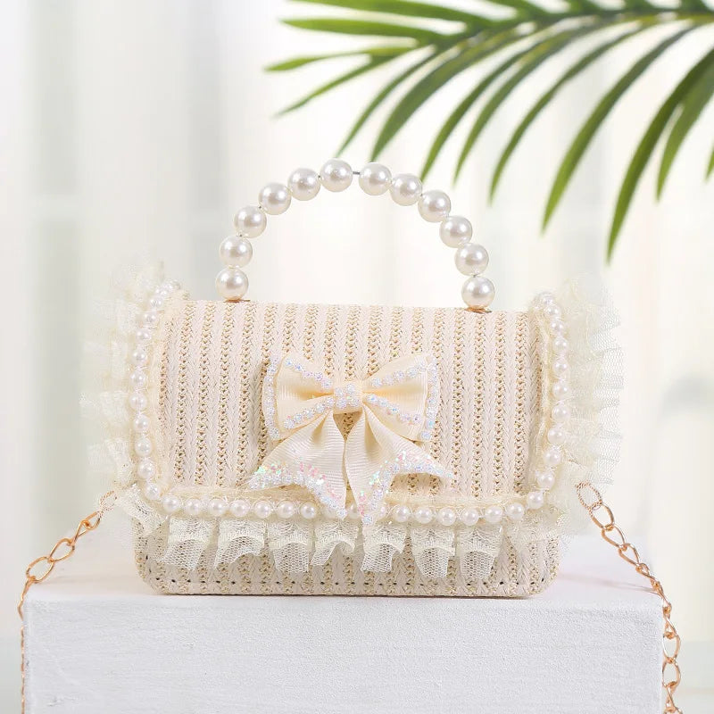 Kids Mini Handbag Tote Girls Princess Crossbody Bag Toddler Clutch Gift