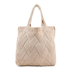 Retro Women's Crossbody Bag Knitted Woven Tote Bag