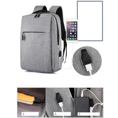 Anti Theft Laptop Backpack School Bag Rucksack USB Daypacks