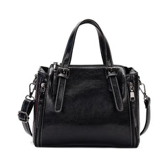 Vintage Leather Handbag High Casual Women Bag Ladies Shoulder Crossbody