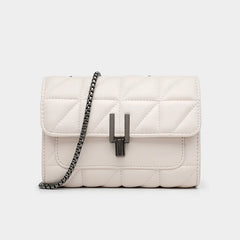 Leather Chain Crossbody Bags for Women Shoulder Bags Messenger