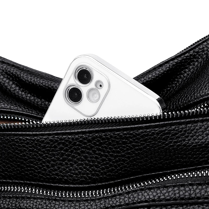 Women's Geniune Leather Shoulder Bag for Work