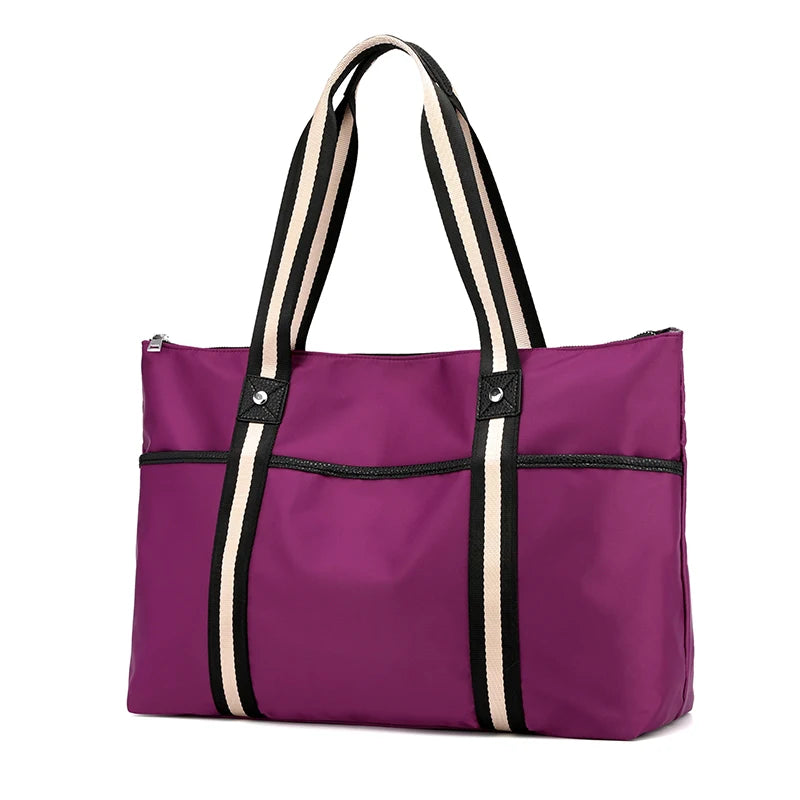 Nylon Waterproof Women Tote Bags Casual High Large Capacity Ladies Handbag
