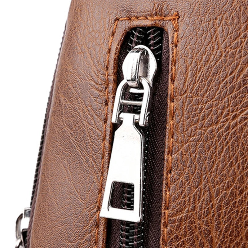 PU Leather Bags Shoulder Crossbody Anti-Theft Messenger Bag