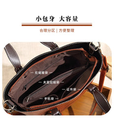 Women's PU Leather Crossbody Tote Bag Large Capacity Shoulder Handbag