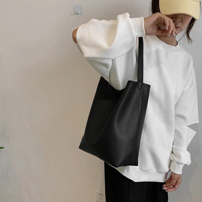 Leisure Women Bags Fashion Handbags Large Capacity Top Handle for Shopping