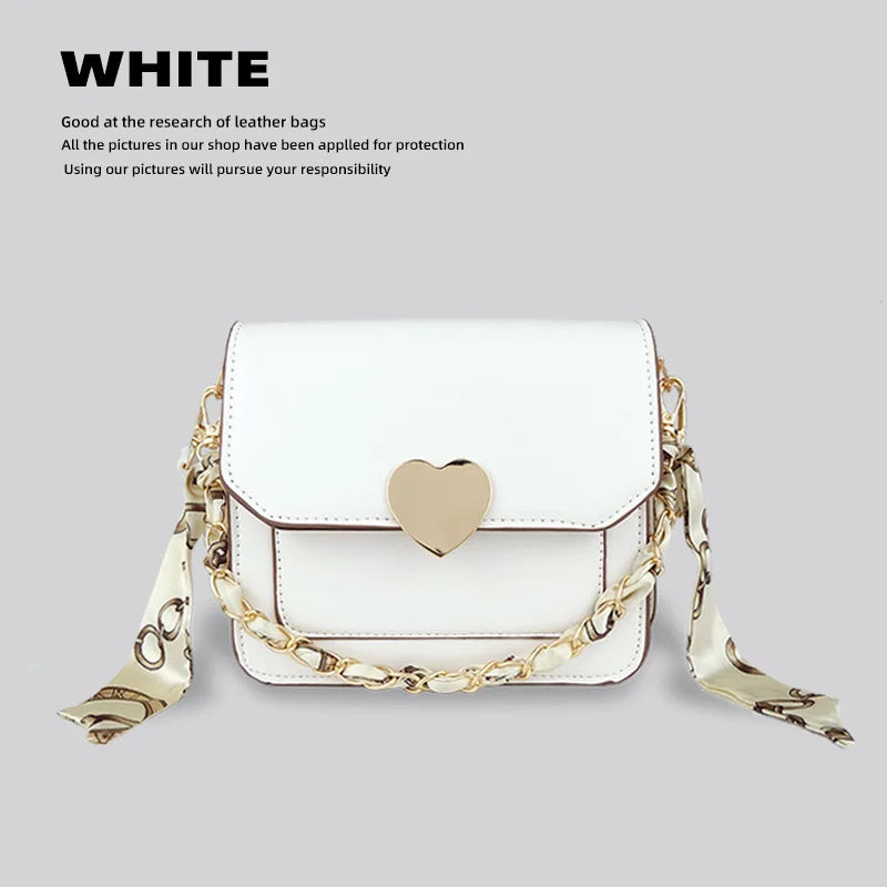 Tide Net Red PU Crossbody Bag Mini Flap Bag for Women